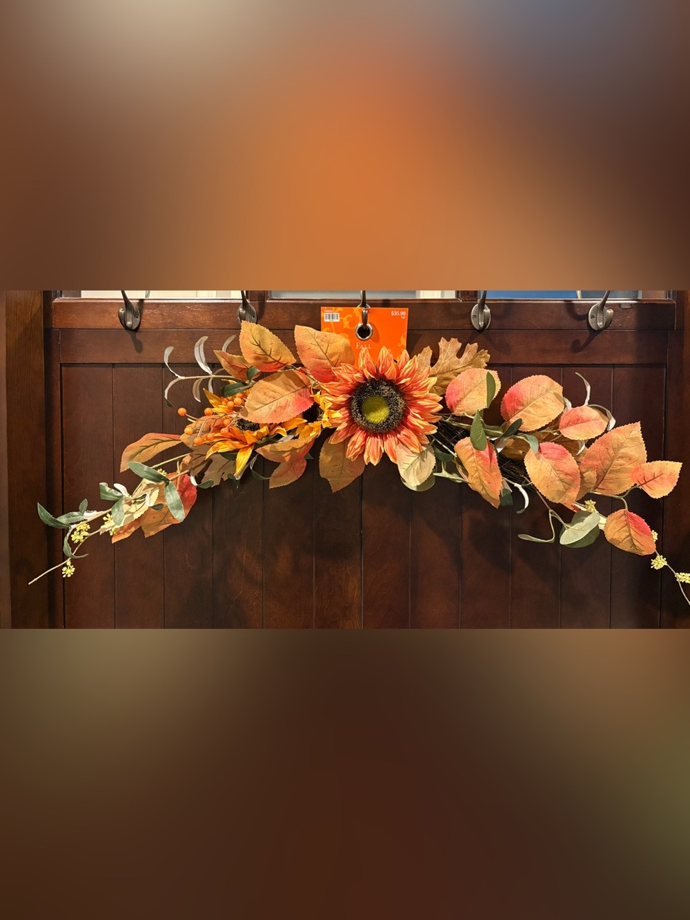 Fall Floral Sunflower Swag Hobby Lobby New